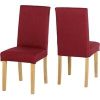 seconique dorian red dining chair pair
