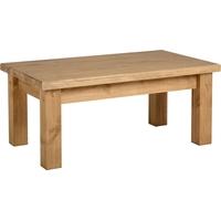 seconique tortilla waxed pine coffee table