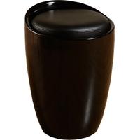 Seconique Wizard Black Storage Stool