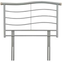 Serene Waverly Silver Metal Headboard - 3ft Single