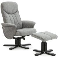 Serene Stavern Steel Fabric Recliner Chair