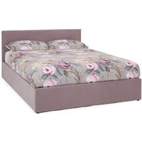 Serene Evelyn Lavendar Fabric Ottoman Bed