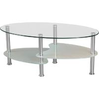 Seconique Cara Clear Glass Coffee Table