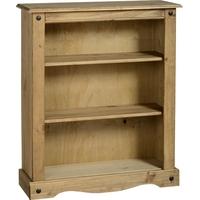 Seconique Corona Mexican Waxed Pine Bookcase - Low