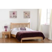 Seconique Stratford Oak 4ft 6 Double Bed Low Footend