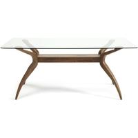 Serene Islington Walnut Dining Table - Rectangular Fixed Top