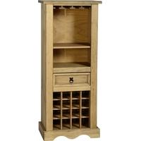 seconique corona mexican waxed pine wine rack