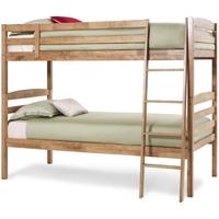 Serene Hevea Wood Brooke Honey Oak Bunk Bed