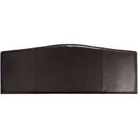 serene rosa brown faux leather headboard