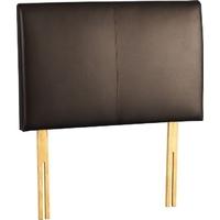 seconique palermo brown faux leather headboard