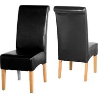 seconique g10 chair in black pu pair