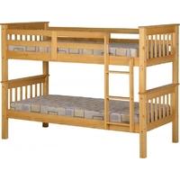 Seconique Neptune Oak Single 3ft Bunk Bed