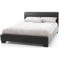 Serene Parma Brown Faux Leather Bed