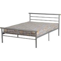 Seconique Orion Silver 4ft Small Double Bed