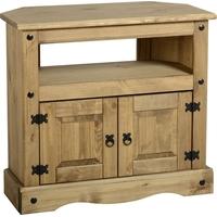 Seconique Corona Mexican Waxed Pine TV Cabinet - Corner