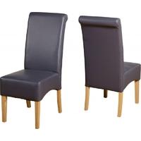 Seconique G10 Chair in Charcoal PU (Pair)