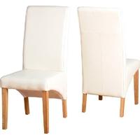 Seconique G1 Chair in Cream PU (Pair)