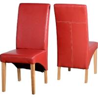 Seconique G1 Chair in Rustic Red PU (Pair)