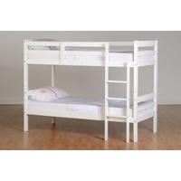 Seconique Panama White 3ft single Bunk Bed