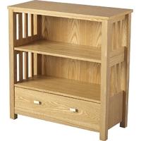 Seconique Ashmore 1 Drawer Bookcase Low