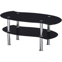 Seconique Colby Black Glass Coffee Table