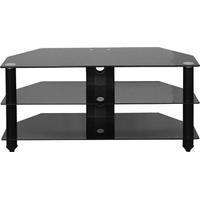 Seconique Bromley Black Glass TV Stand