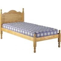 Seconique Sol 3ft Single Bed in Antique Pine