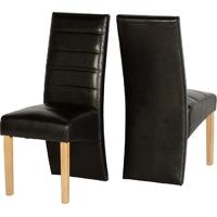 seconique g5 chair in expresso brown pu pair