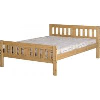 Seconique Rio Distressed Waxed Pine 4ft 6in Double Bed