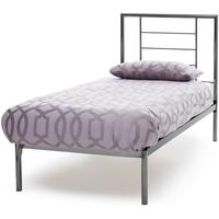 serene zeus black nickel metal bed 3ft single