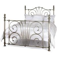 Serene Jessica Antique Nickel Metal Bed