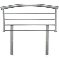 serene brennington silver metal headboard 3ft single