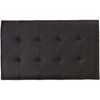 Serene Romana Black Faux Leather Headboard - 3ft Single