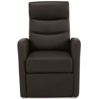 Serene Tromso Brown Faux Leather Recliner Chair