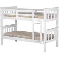 seconique neptune white 3ft single bunk bed