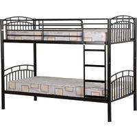 seconique ventura black 3ft single bunk bed