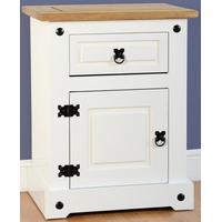 seconique corona painted bedside cabinet 1 door 1 drawer