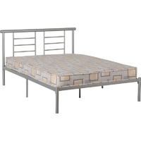 Seconique Lynx Silver 4ft 6in Double Low Foot End Bed