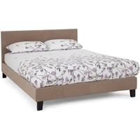 Serene Evelyn Latte Fabric Bed