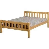 Seconique Carlow 4ft 6in Antique Pine Bed