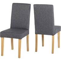 seconique dorian grey dining chair pair