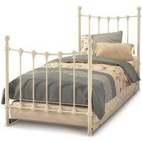 Serene Marseilles Ivory Gloss Metal Guest Bed
