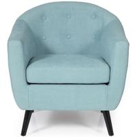 Serene Evie Duck Egg Fabric Chair