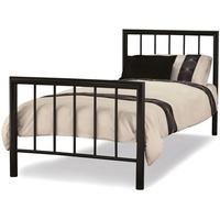 serene modena black metal bed 3ft single