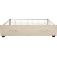 Serene Urban White Metal Storage Drawer