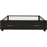 Serene Urban Black Metal Storage Drawer
