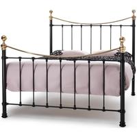 Serene Precious Ethan Black with Brass Metal Bed