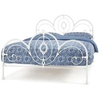 Serene Precious Harriet White Gloss Metal Bed