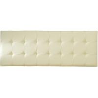 Serene Romana Cream Faux Leather Headboard