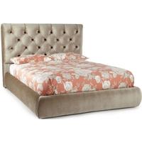 Serene Alexandra Gold Fabric Bed